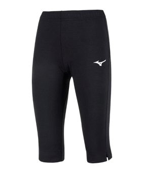 Mizuno High-Kyu Capri Trainingshose Damen Schwarz F09 - schwarz
