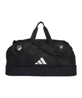 adidas Tiro League Duffel Bag Gr. L Schwarz Weiss