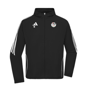 Veste coupe-vent adidas Tiro 24 noire blanche 