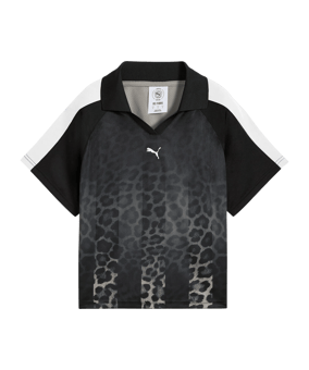 PUMA T7 Leo Luxe Relaxed Trikot Damen Schwarz F01 - schwarz