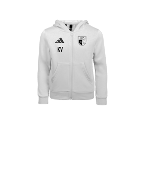 adidas Entrada 26 Kapuzenjacke Kids Weiß