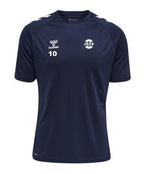 Hummel hmlCORE XK Poly T-Shirt Blau F7026