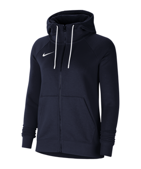 Nike Park 20 Fleece Kapuzenjacke Damen Blau F451 - blau