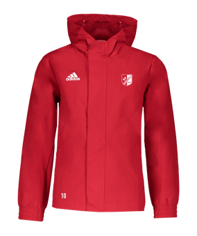 adidas Entrada 22 Allwetterjacke Kids Rot