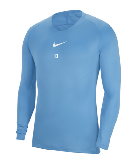 Nike Park First Layer Top langarm Hellblau F412