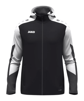 JAKO Dynamic Kapuzenjacke Schwarz F826 - schwarz