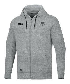JAKO Base Kapuzenjacke Grau F41