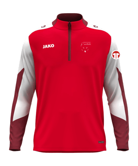 JAKO Dynamic Zip Sweatshirt Kids Rot F114