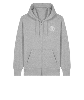 11tsmerch Merch Connector 2.0 Zip Sweatjacke Heather Grey | #justlogo1c