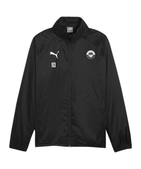 PUMA teamGOAL Allwetterjacke Schwarz Weiss F03