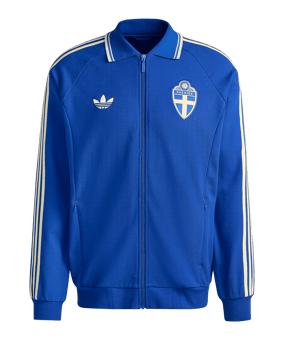 adidas SvFF Schweden Jacke Blau - blau