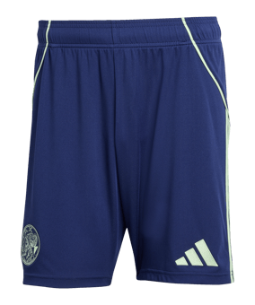 adidas Ajax Amsterdam Short Away 2025/2026 Blau - blau