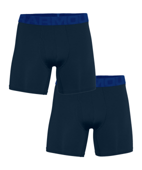 Under Armour Tech 6in Boxershort 2er Pack F400 - blau
