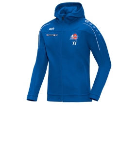 JAKO Classico Kapuzenjacke Kids Blau F04