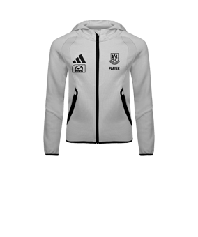 adidas Tiro Travel Hoody Kids Grau