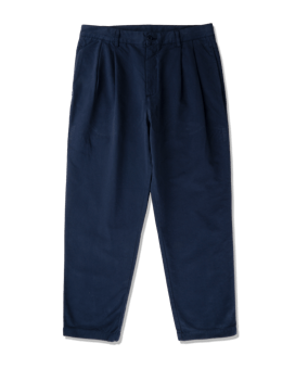 Stan Ray Twill Double Pleat Chino Blau - blau