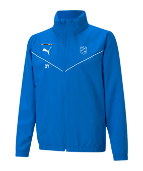 PUMA teamRISE Allwetterjacke Kids Blau F02