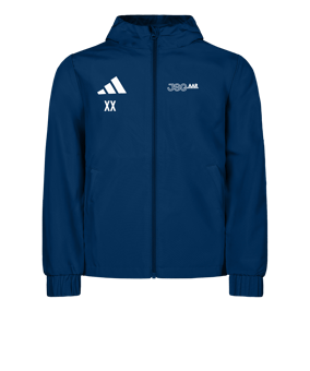 adidas Entrada 26 Regenjacke Dunkelblau