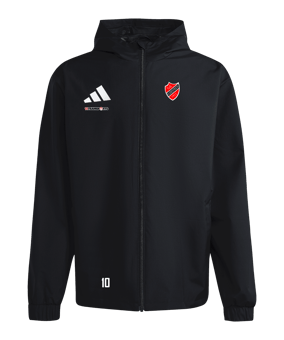 adidas Entrada 26 Regenjacke Schwarz