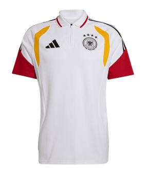 adidas DFB Deutschland Tiro Polo Weiß - weiss