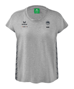 Erima Team Essential T-Shirt Damen Hellgrau Grau