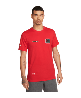 Nike Park 20 T-Shirt Rot Weiss F657