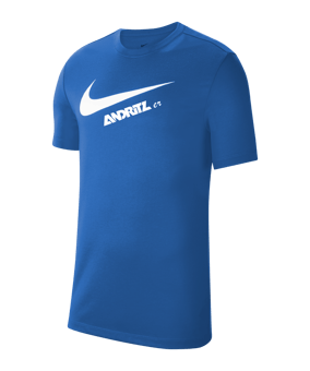 Nike Park 20 T-Shirt Swoosh Blau Weiss F463
