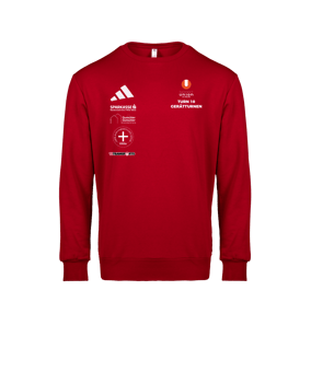 adidas Entrada 26 Sweatshirt Rot
