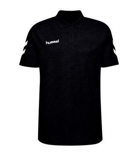Hummel Cotton Poloshirt Kids Schwarz F2001 - schwarz