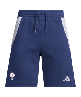 Short enfant adidas Tiro 24 bleu foncé blanc 