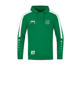 JAKO Power Hoody Kids Grün Weiss F200