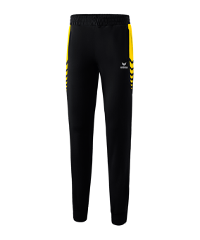 Erima Six Wings Worker Hose Damen Schwarz Gelb - schwarz