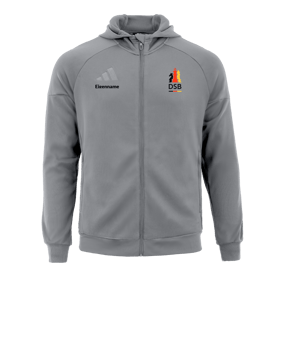 adidas Tiro 25 Travel Kapuzenjacke Grau