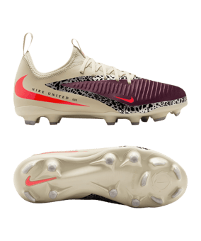 Nike Phantom 6 Low Academy FG/MG United Kids Rot F661 - rot