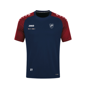 JAKO Performance T-Shirt Dunkelblau Rot F909