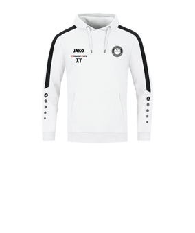 JAKO Power Hoody Kids Weiss Schwarz F000