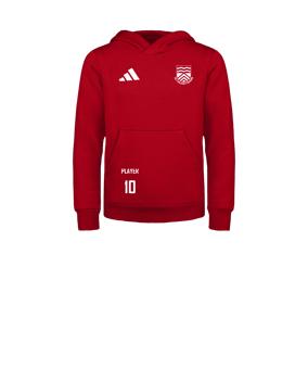 adidas Entrada 26 Hoody Kids Rot
