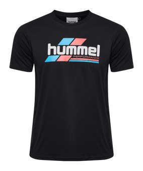 Hummel Pulse Graphic S/S T-Shirt Schwarz F2114 - schwarz