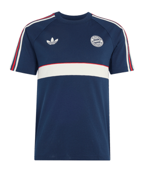 adidas Originals FC Bayern München T-Shirt Blau - blau