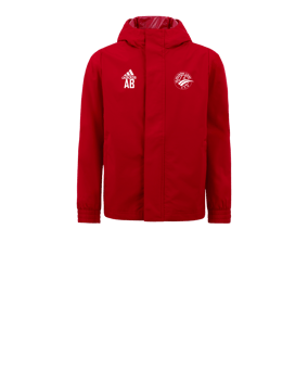 adidas Entrada 22 Allwetterjacke Kids Rot
