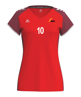 Erima WINGS function T-Shirt Damen Rot F6282601