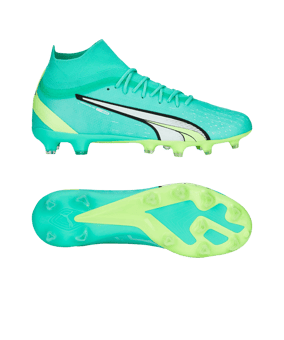 PUMA ULTRA Pro FG/AG Pursuit Türkis Gelb Grün F03 - tuerkis