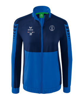 Erima Six Wings Präsentationsjacke Damen Blau