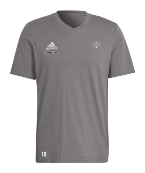 adidas Entrada 22 T-Shirt Grau