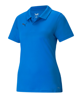 PUMA teamLIGA Sideline Polo Damen Blau F02 - blau