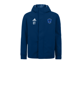 adidas Entrada 22 Allwetterjacke Kids Blau