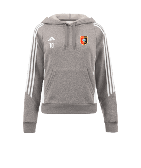 adidas Tiro 24 Hoody Damen Grau Weiss