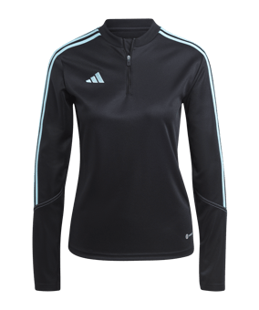 adidas Tiro 23 Club Trainingstop Damen Schwarz Schwarz Blau - schwarz