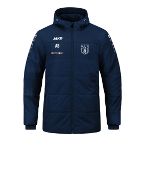 JAKO Team Coach Kapuzenjacke Blau F900
