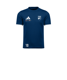 adidas Entrada 26 Baumwoll-Shirt Kids Dunkelblau